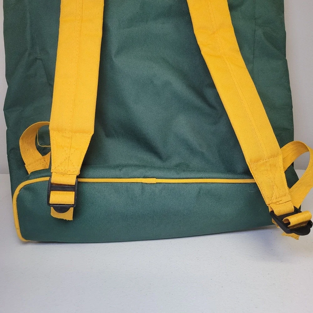 Green Bay Packers Colors‎ Canvas Backpack Green Yellow Basic